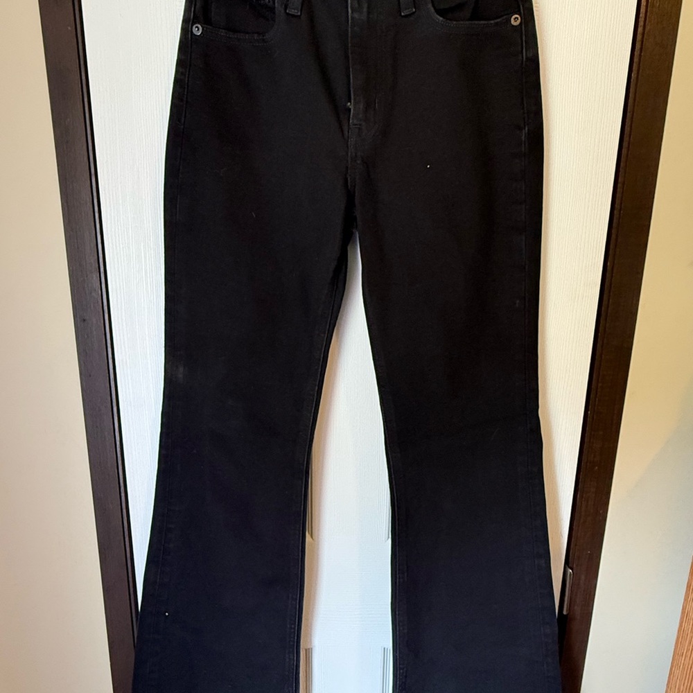 Aeropostale High Rise Black Flare Jeans